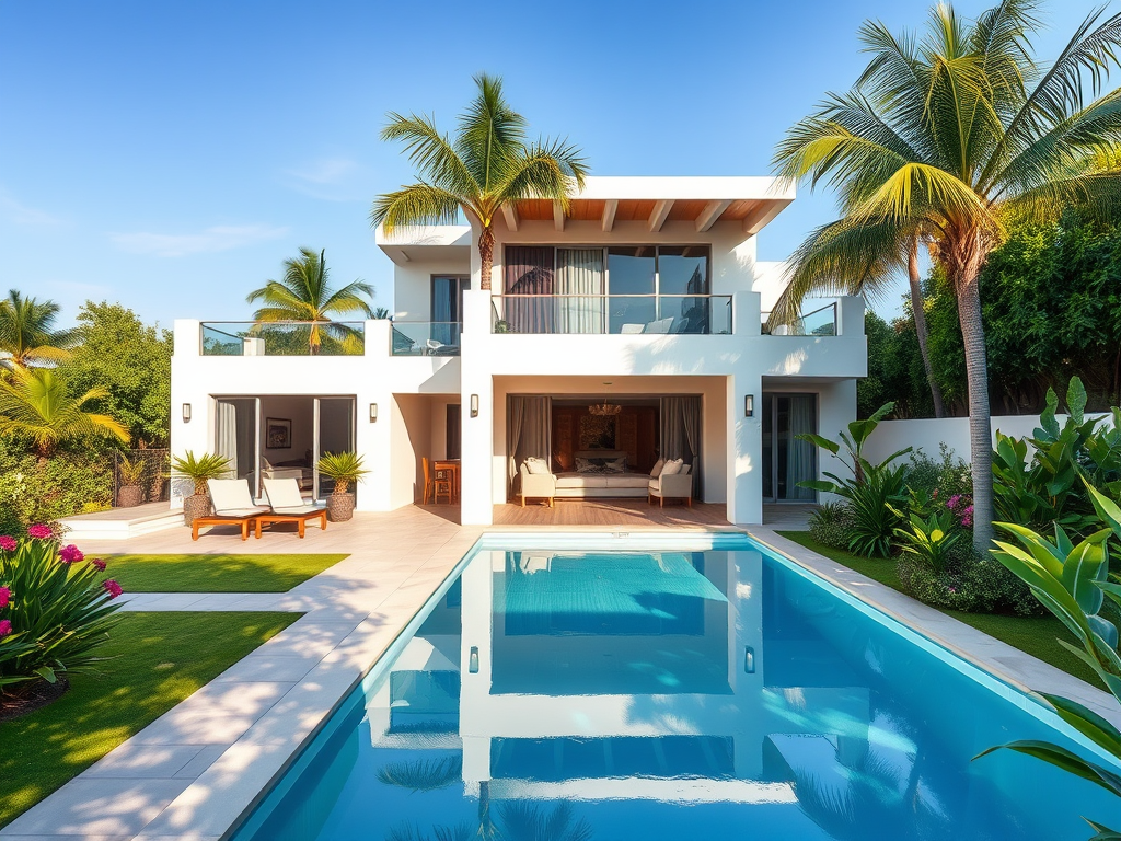 Как выбрать проект дома с зоной для большого открытого бассейна и террасы для отдыха