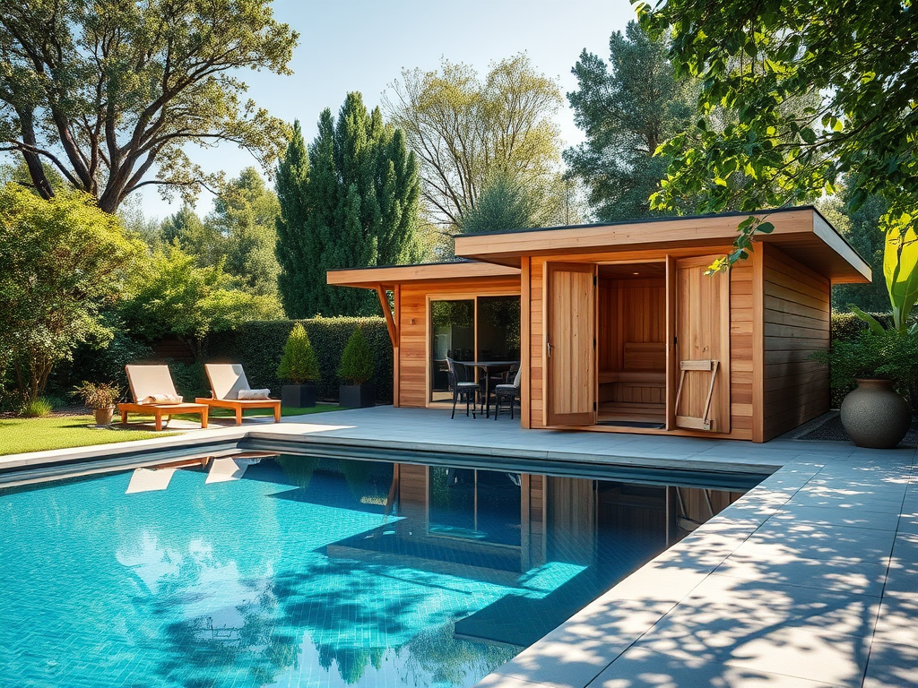 Как построить дом с зоной для установки сауны и бассейна, которые будут служить для релаксации и оздоровления