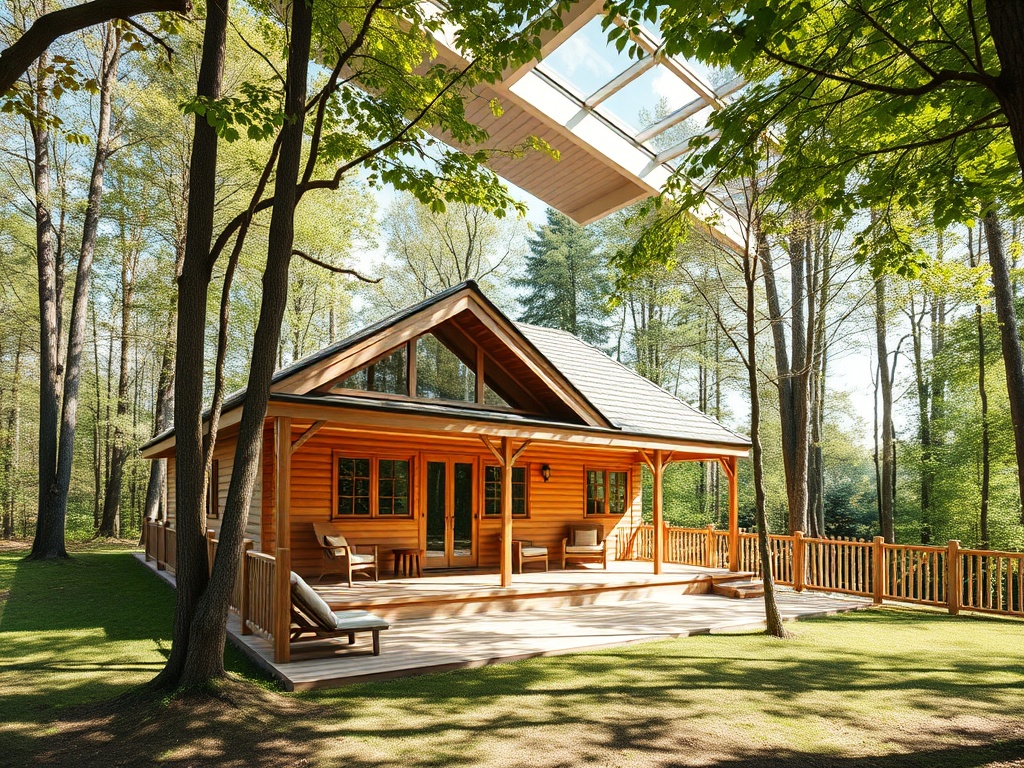 Энергоэффективный (пассивный) дом из клееного бруса