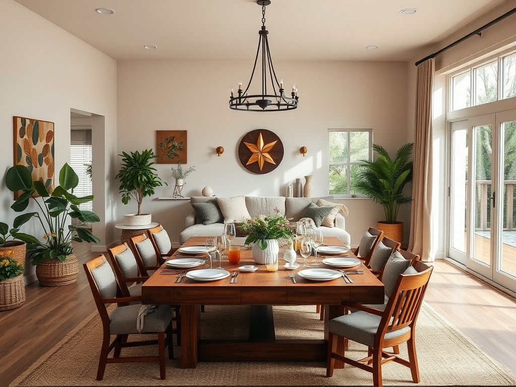 Строительство дома с большой гостиной и обеденной зоной для комфортного приема гостей и семейных ужинов